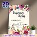 Respiratory Therapy Painting Poster, Soft-toned Watercolor Floral Poster, Inspirational "Making Every Breath Count" Design, Ideal For Clinic, Office_maomaolike.com