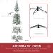 9ft Unlit Snow Flocked Pine Artificial Christmas Tree With Realistic Branches And 1159 Tips, Green_maomaolike.com