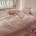 Wholesale INS Color-Dyed Double-Layer Crinkled Yarn Pure Four-Piece Nordic Style Homestay All-Cotton Striped Washed Cotton 4-Piece_maomaolike.com