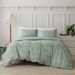 Ultra Soft Reversible Floral Print Duvet Cover Set - Twin - Sage Green_maomaolike.com