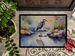 Blue Heron Doormat Front Door Mat Indoor Outdoor Rugs For Entryway, Non Slip Washable Low Pile, 24H X 36W_maomaolike.com