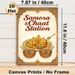 Samosa & Chaat Themed Painting Poster, Vintage Ethnic Style Richly Colored Indian Cuisine Poster, Eye-catching Food Art Ideal For Restaurant And_maomaolike.com
