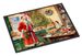 Cookies With Santa Claus Papa Noel Doormat Front Door Mat Indoor Outdoor Rugs For Entryway, Non Slip Washable Low Pile, 24H X 36W_maomaolike.com