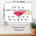 Waxing Quote Painting Poster, Elegant Typographic Design With Pink Wax Applicator Poster, Charming Decorative Piece Ideal For Beauty Salons, Spas_maomaolike.com