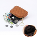 2025 Compact Portable Purse For Women New Fashion Soft Leather Key Coin Bag Quilted Small Wallet_maomaolike.com