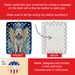 Komondor My Angel Porcelain Ornament Christmas Tree Hanging Decorations For Home Christmas Holiday, Rectangle, Gift, Multicolor_maomaolike.com