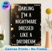 Sassy Quote Painting Poster, Vintage Film Strip Bordered Retro Typography With Warm Bokeh Poster, Bold Witty Statement Ideal For Bedroom, Living Room_maomaolike.com