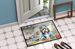 Bergamasco Sheepdog The Chef Doormat Front Door Mat Indoor Outdoor Rugs For Entryway, Non Slip Washable Low Pile, 24H X 36W_maomaolike.com