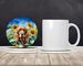 Cocker Spaniel In Sunflowers Large Sandstone Coasters Pack Of 4 Absorbent Round Coasters Decor Gifts For Men Or Women, 4 In, Multicolor_maomaolike.com