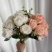 Coated Fabric 11 Prongs Milan Wedding Bride Handheld Bouquet Nordic Ins Home Decoration Artificial Rose_maomaolike.com