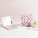 Rose Pattern Foldable Makeup Mirror, Double Sided Pocket Mini Magnifying Mirror, Portable Compact Cosmetic Mirror For Daily Travel
_maomaolike.com