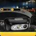 High Brightness Headlamp Long Battery Life Fishing Special Ultra-light Sensor LED Rechargeable Portable Head-mounted_maomaolike.com