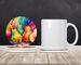 Colorful Pears Large Sandstone Coasters Pack Of 4 Absorbent Round Coasters Decor Gifts For Men Or Women, 4 In, Multicolor_maomaolike.com