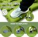 Double Sleeping Pad - Self Inflating 4" Extra-Thick for 2 Person with Pillow Built-in Foot Pump Inflatable Sleeping Mat for Backpacking, Hiking_maomaolike.com