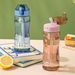 Portable Sport Tea Coffee Cup Plastic With Straw Drinking Kitchen Tools Kids Water Bottle For School_maomaolike.com