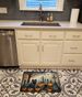 Keeshond Spooky Halloween Memory Foam Kitchen Mat Machine Washable Anti-Fatigue Mat Cushion Comfort Bath Mat Or Kitchen Rug_maomaolike.com