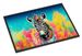 Hippie Animal Zebra Doormat Front Door Mat Indoor Outdoor Rugs For Entryway, Non Slip Washable Low Pile, 24H X 36W_maomaolike.com
