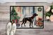 German Shorthaired Pointer Cozy Christmas Doormat Front Door Mat Indoor Outdoor Rugs For Entryway, Non Slip Washable Low Pile, 24H X 36W_maomaolike.com