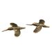 Copper-Plated Handmade Creative Bird Flying Together Vintage Antique Office Gift Crafts Collectible Ornaments_maomaolike.com