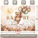 We Can Barely Wait Baby Backdrop - 2D Flat Polyester Banner, Baby Shower Wall Hanging Photo Props, Party Decor_maomaolike.com