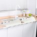 Kitchen sink suction cup fixed dish washing baffle pool countertop splash water baffle_maomaolike.com