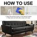 Jakehoe Leather Conditioner, Leather Shoes Leather Clothing Sofa Seat Leather Products Clean Decontamination Brightening_maomaolike.com