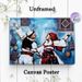 Traditional Folk Dance Painting Poster, Bold Impasto Style Ethnic Couple Dancing Poster, Artistic Cultural Decor Ideal For Living Room, Cultural_maomaolike.com