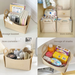 Bear Felt Foldable Toy Storage Bin Dirty Laundry Basket Desktop Organizer Box For Cosmetics And Snacks 2025_maomaolike.com