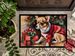 Chihuahua Cozy Christmas Doormat Front Door Mat Indoor Outdoor Rugs For Entryway, Non Slip Washable Low Pile, 24H X 36W_maomaolike.com