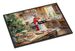 Cookies With Santa Claus Mrs. Claus Doormat Front Door Mat Indoor Outdoor Rugs For Entryway, Non Slip Washable Low Pile, 24H X 36W_maomaolike.com