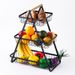 Kitchen multifunctional fruit and vegetable storage rack fruit plate snack vegetable rack portable candy tray fruit basket_maomaolike.com