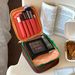 Cute Toast-shaped Makeup Large-capacity Partitioned Bag, Portable Cosmetic Storage For Travel, Toiletry Bag_maomaolike.com