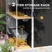 8 X 4ft Outdoor Garden Shed, Metal Shed With Air Vents And Lock For Backyard, Garden, Patio, Dark Gray_maomaolike.com