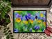 Illinois Violet In Watercolor Doormat Front Door Mat Indoor Outdoor Rugs For Entryway, Non Slip Washable Low Pile, 24H X 36W_maomaolike.com