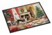 Greyhound Christmas Cookies Doormat Front Door Mat Indoor Outdoor Rugs For Entryway, Non Slip Washable Low Pile, 24H X 36W_maomaolike.com