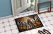 Afghan Hound Spooky Halloween Doormat Front Door Mat Indoor Outdoor Rugs For Entryway, Non Slip Washable Low Pile, 24H X 36W_maomaolike.com
