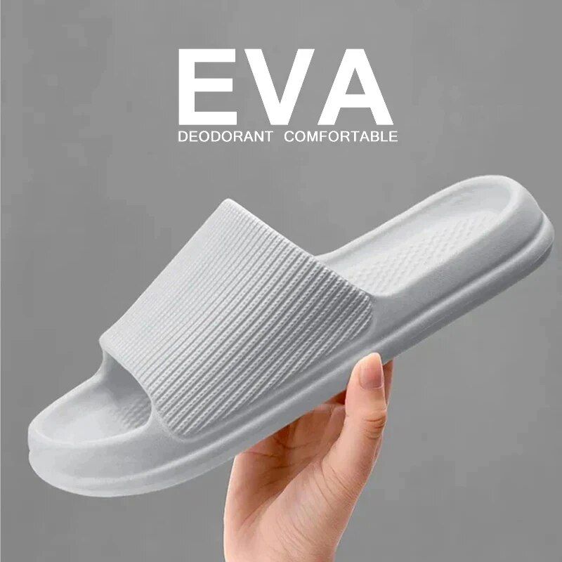 Soft Sole Massage Shower Shoes For Women Men Couples Waterproof Non-slip Home Leisure Fashion Bathroom Slippers_maomaolike.com