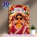 Indian Wedding Themed Painting Poster, Vibrant Stylized Desi Bride With Statement Jhumkas & Sunglasses Poster, Eye-catching Cultural Design Ideal For_maomaolike.com
