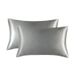 Home & Garden Striped Silky Satin Pillowcase Without Filler For Queen/King_maomaolike.com