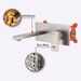Wall Mount Faucet For Bathroom Sink Or Bathtub, Single Handle2 Holes Brass Rough-in Valve Included, Brushed Nickel_maomaolike.com