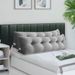 SOGA 2X 180cm Silver Triangular Wedge Bed Pillow Headboard_maomaolike.com