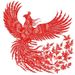 Chinese Style Phoenix Plastic Paper-Cut Finished Product For Bedroom Glass Doors And Windows Waterproof Window Flowers_maomaolike.com