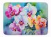 Orchids In Watercolor Memory Foam Kitchen Mat Machine Washable Anti-Fatigue Mat Cushion Comfort Bath Mat Or Kitchen Rug_maomaolike.com
