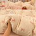 Winter Thickened Cream Style Milk Velvet Four-Piece With Coral Fleece Dormitory Bed Single Duvet Cover Three-Piece Set_maomaolike.com