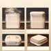Five Grains Sealed Flour Snap Box Press-Type Food-Grade Plastic Jar Snack Storage Container_maomaolike.com