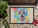 Westie Hippie Dawg Doormat Front Door Mat Indoor Outdoor Rugs For Entryway, Non Slip Washable Low Pile, 24H X 36W_maomaolike.com