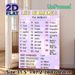 French Numbers Painting Poster, Pastel-hued Bilingual Number Reference Poster, Assists With French Number Learning, Ideal For Study Spaces And_maomaolike.com