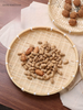 Perforated Sieve Handmade Basket Woven Round Household Storage Farmhouse Decoration Products Drying Bamboo Weaving_maomaolike.com