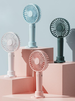 New USB Small Fan Silent Handheld Summer Cross-Border Portable Office Student Desktop Logo Printable Mini_maomaolike.com