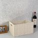 Large Capacity Bedroom Dormitory Wardrobe, Woven Fabric Storage Basket For Books, Snacks, Toys, And Miscellaneous Items_maomaolike.com